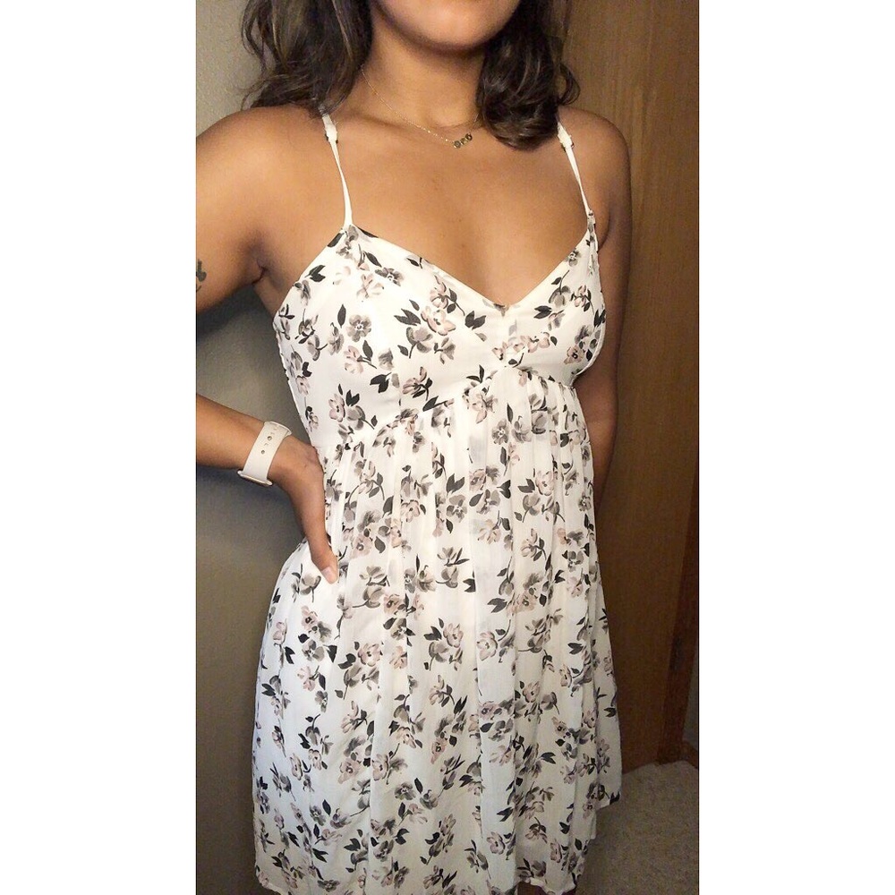Hollister Spaghetti Strap Floral Sundress
